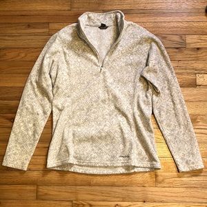 Eddie Bauer Womens S fleece quarter zip